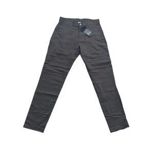 Fabletics The High Side Chino Slim Fit Pants 30x32 Brown NWT